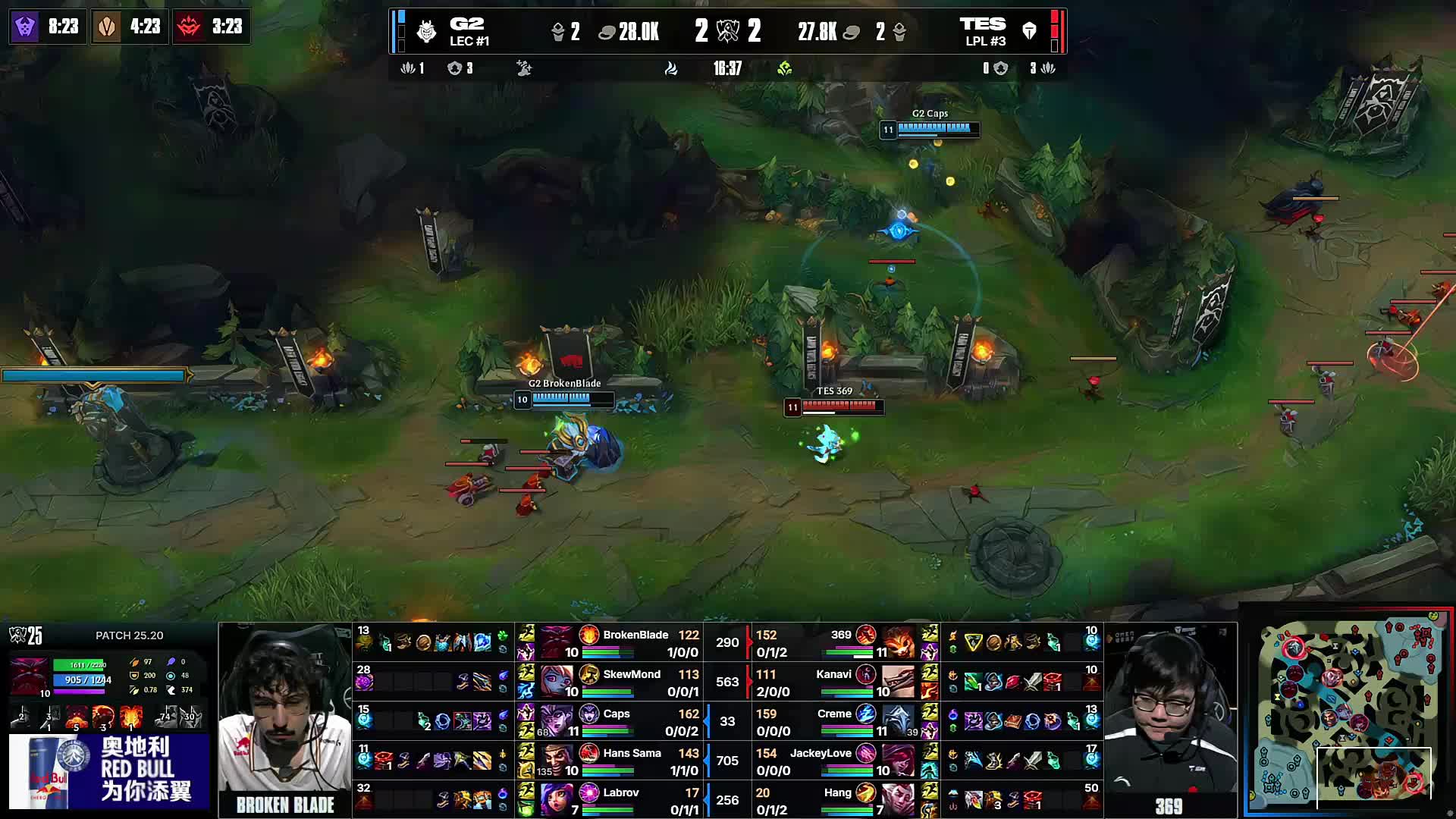 【赛后战报】卡莎尽力难救主，RA三核2：1击败EDG